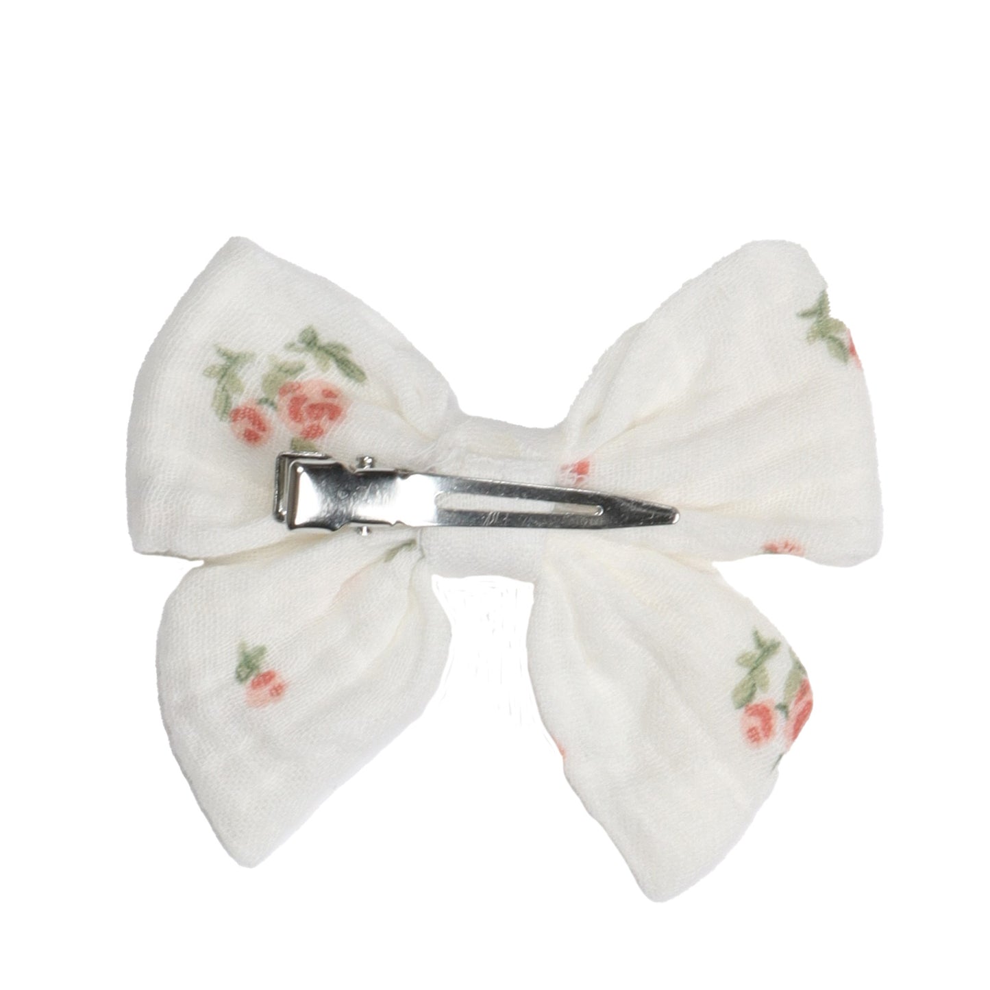 Muslin Tie Bow Clip