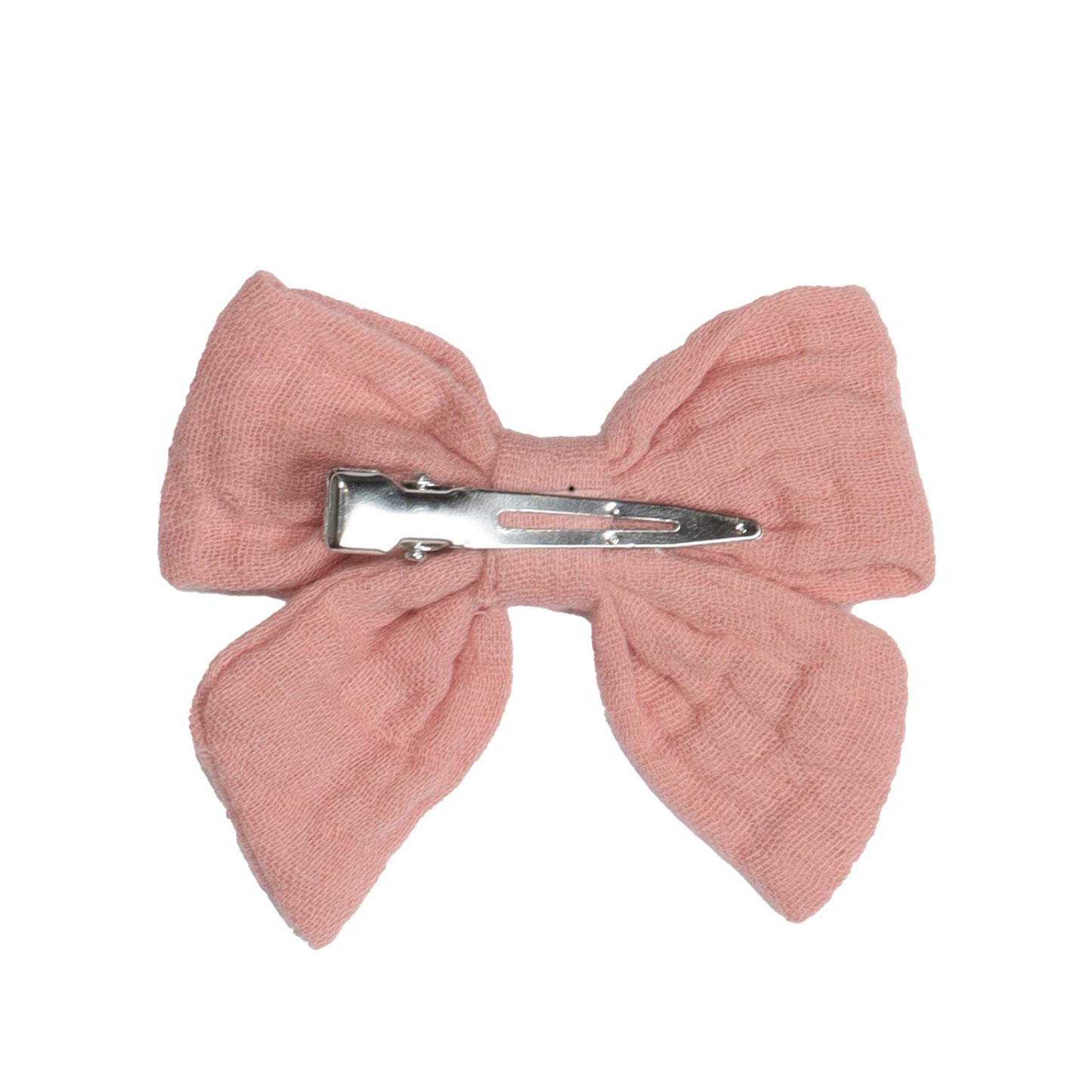 Muslin Tie Bow Clip
