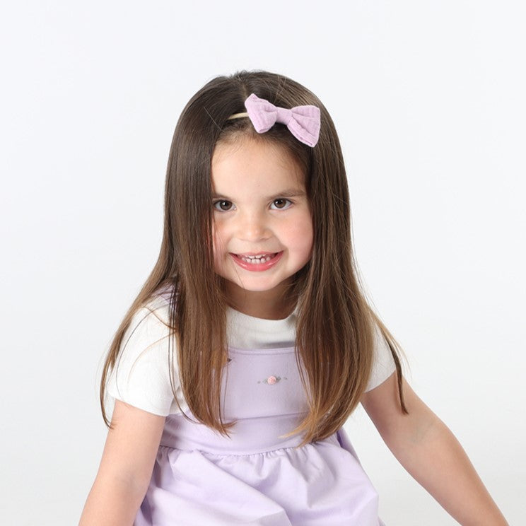 Muslin Bow Headband