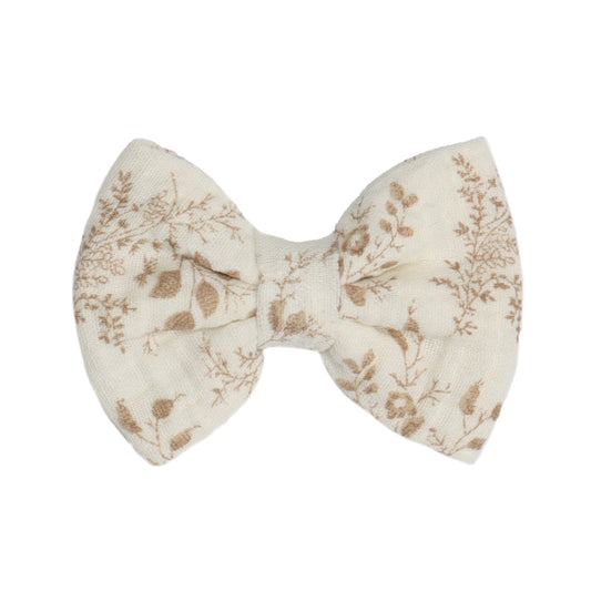 Muslin Bow Clip