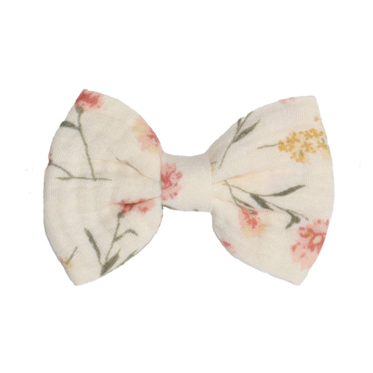 Muslin Bow Clip