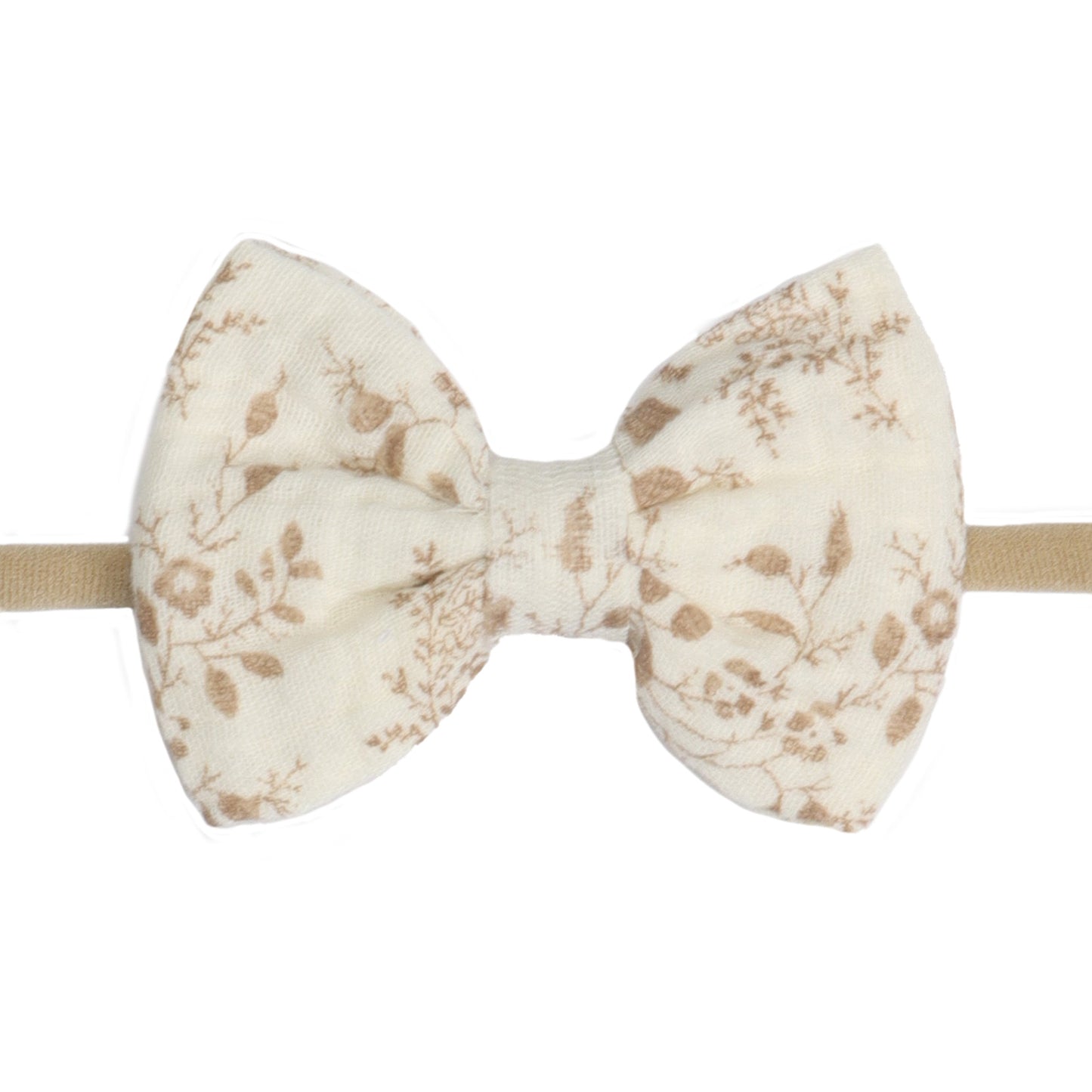 Muslin Bow Headband