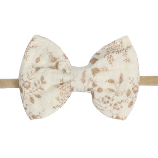 Muslin Bow Headband