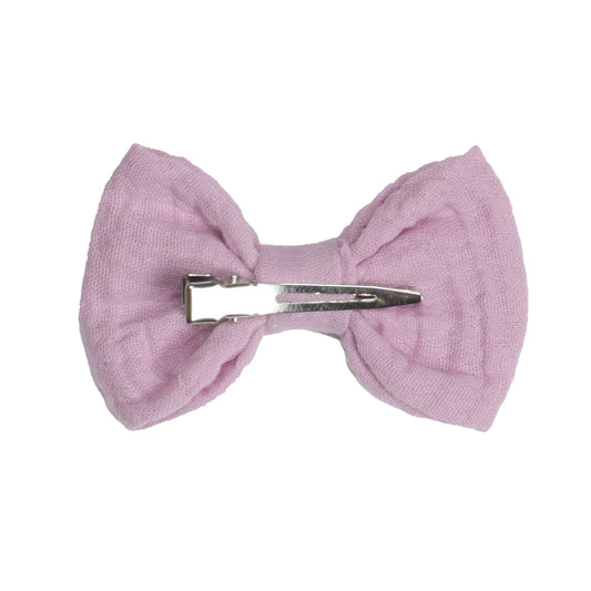 Muslin Bow Clip