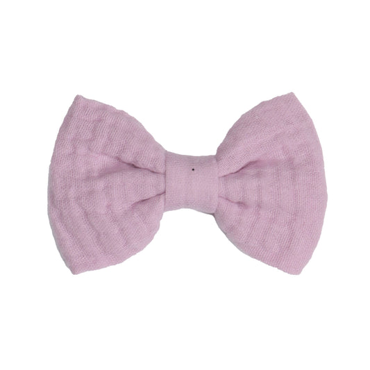 Muslin Bow Clip