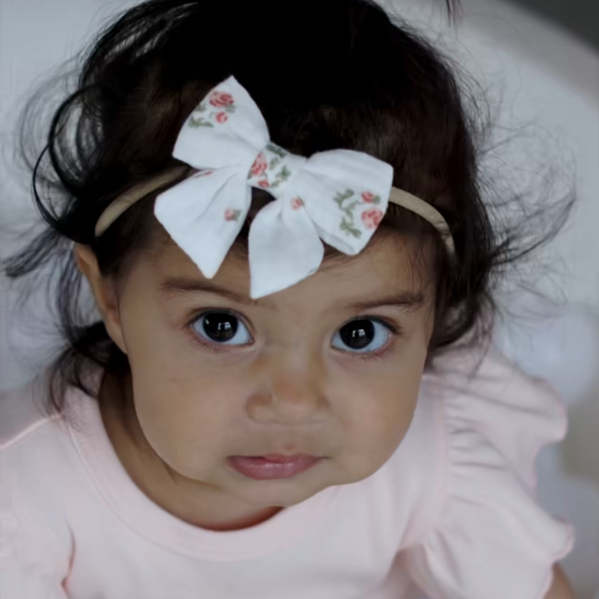 Muslin Tie Bow Headband